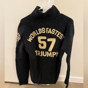 Lucky Brand Triumph Zip Up Sweater (Small)